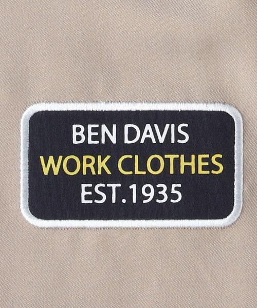 Right-on(ライトオン)の「BEN DAVIS(ベンデイビス)【キッズ】ボーリングシャツ(シャツ/ブラウス・キッズ・ベージュ/ブラック・130/150/160/140)」の10枚目の写真