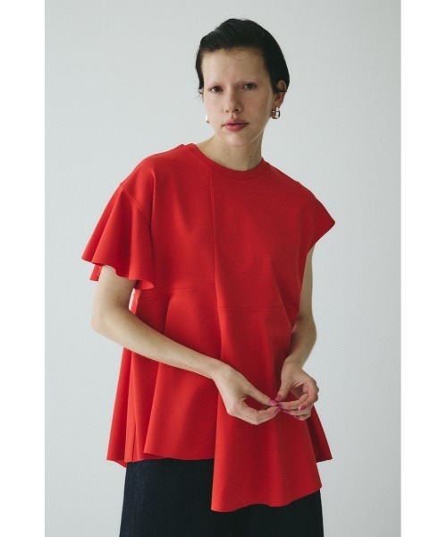 Cropped ponte tops クロップドポンチトップス（Tシャツ