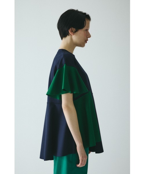 セール中❗HeRIN.CYE　Ponte frill tops HeRIN.CYE（ヘリンドットサイ）の「Ponte frill tops ポンチ