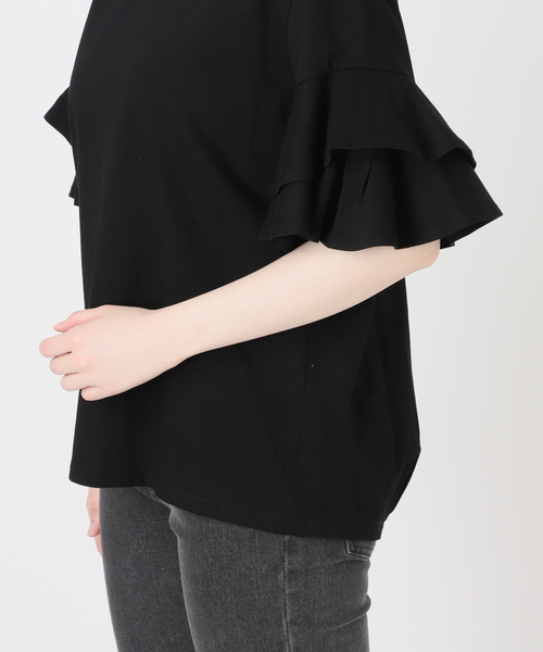 WEB限定追加》天竺フリルTEE（Tシャツ/カットソー）｜JOURNAL