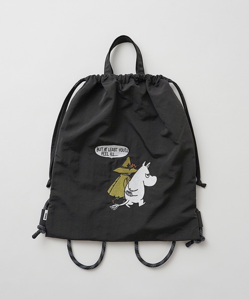 MOOMIN（ムーミン）の「【MOOMIN】(ムーミン) ナップザック トートバッグ RMPK-04（バックパック/リュック・レディース・ライトグレー/グリーン/レッド/ベージュ/ネイビー/グレー/カーキ/チャコール/ヘザーチャコール・ONE SIZE）」の16枚目の写真