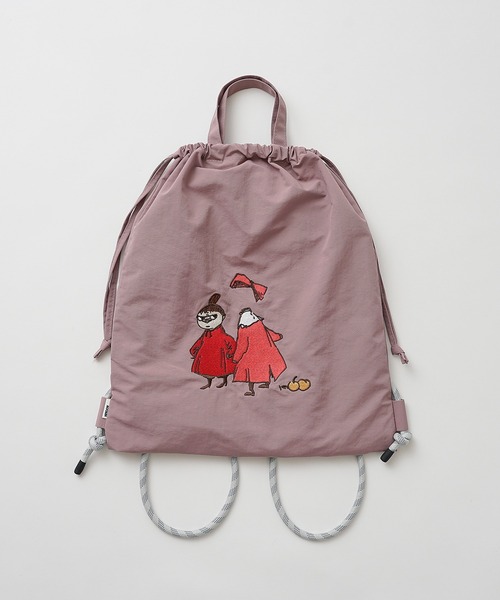 MOOMIN（ムーミン）の「【MOOMIN】(ムーミン) ナップザック トートバッグ RMPK-04（バックパック/リュック・レディース・ライトグレー/グリーン/レッド/ベージュ/ネイビー/グレー/カーキ/チャコール/ヘザーチャコール・ONE SIZE）」の14枚目の写真