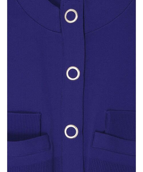 UN3D.（アンスリード）の「SHORT OVER CD / ショートオーバーカーデ（カーディガン/ボレロ・レディース・パープル/キャメル/グレー/ブラック/ブルー・FREE）」の9枚目の写真