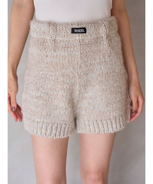 SNIDEL（スナイデル）の「ロービングニットショートパンツ（その他パンツ・レディース・キャメル/グレー/アイボリー・F）」の11枚目の写真