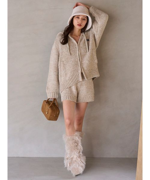 SNIDEL（スナイデル）の「ロービングニットショートパンツ（その他パンツ・レディース・キャメル/グレー/アイボリー・F）」の20枚目の写真