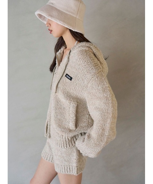 SNIDEL（スナイデル）の「ロービングニットショートパンツ（その他パンツ・レディース・キャメル/グレー/アイボリー・F）」の18枚目の写真