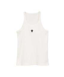 STAR★ ONEPOINT RIB HALTER NECK TANK TOP