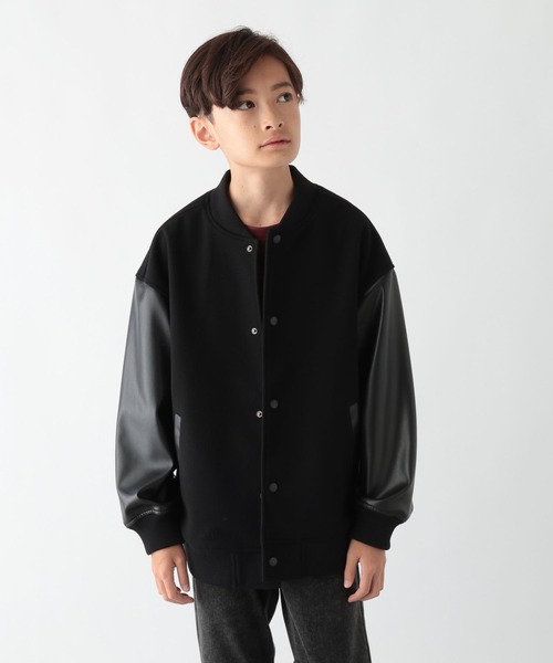グローバルワーク 洗えるスタンドミドルブルゾン GLOBAL WORK