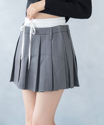 リボンプリーツスカート
