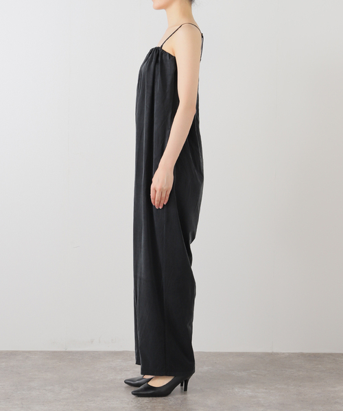 IENA LA BOUCLE キュプラベアオールインワン（つなぎ