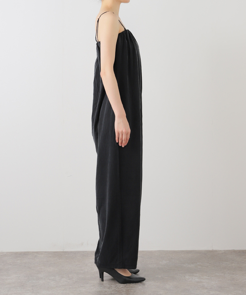 美品　IENA LA BOUCLE デザインベロアオールインワン　日本製 美品 IENA LA BOUCLE デザインベロアオールインワン 日本製