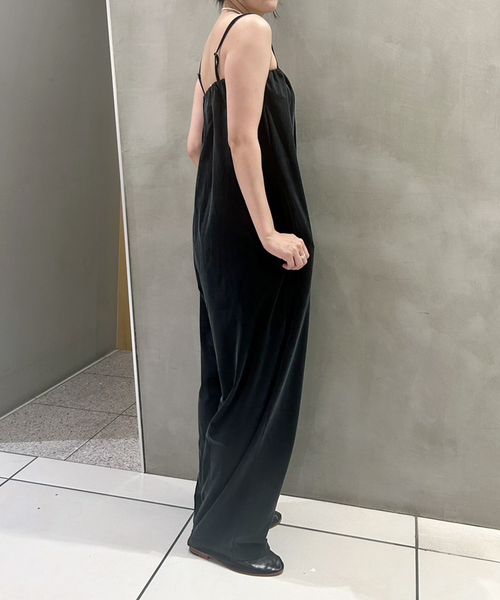 IENA LA BOUCLE（イエナラブークル）の「IENA LA BOUCLE キュプラベアオールインワン（つなぎ/オールインワン・レディース・ブラック・36/38）」の18枚目の写真