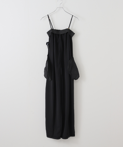 IENA LA BOUCLE キュプラベアオールインワン（つなぎ