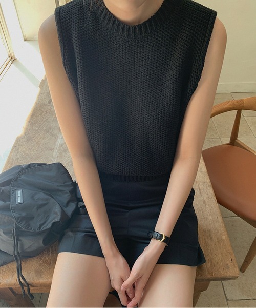CHANEL BOUTIQUE ニットベストカシミア100% サイズ40 2104101989788-2.jpg