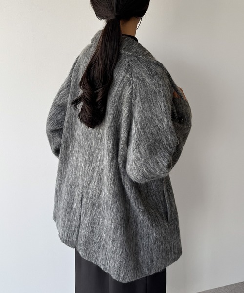 セール】シャギールーズミドルステンカラーコート（ステンカラーコート