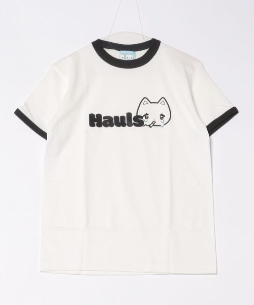 Hauls(ハウルズ)の「シンプルちびリンガーTEE(Tシャツ/カットソー・レディース・ホワイト・F)」の6枚目の写真
