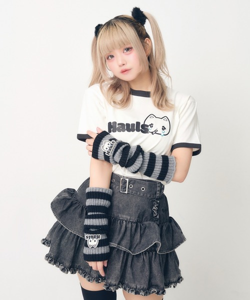 Hauls(ハウルズ)の「シンプルちびリンガーTEE(Tシャツ/カットソー・レディース・ホワイト・F)」の10枚目の写真