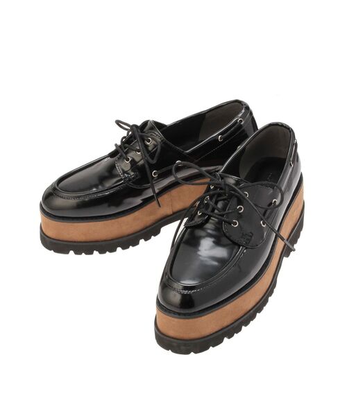 dazzlin(ダズリン)の「レースアップローファー(ローファー・レディース・アイボリー/ブラウン/その他1・MEDIUM/LARGE)」の6枚目の写真