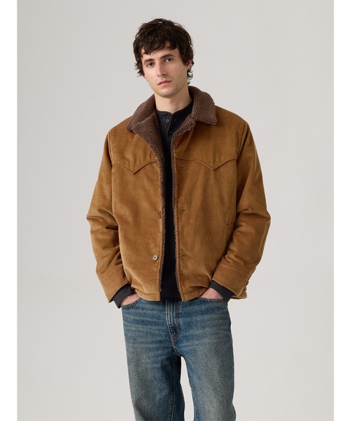 Levi's リーバイス WORKWEAR BROADWAY エンジニアコート Broadway Engineer Coat - Dark Wash | Levi's® US