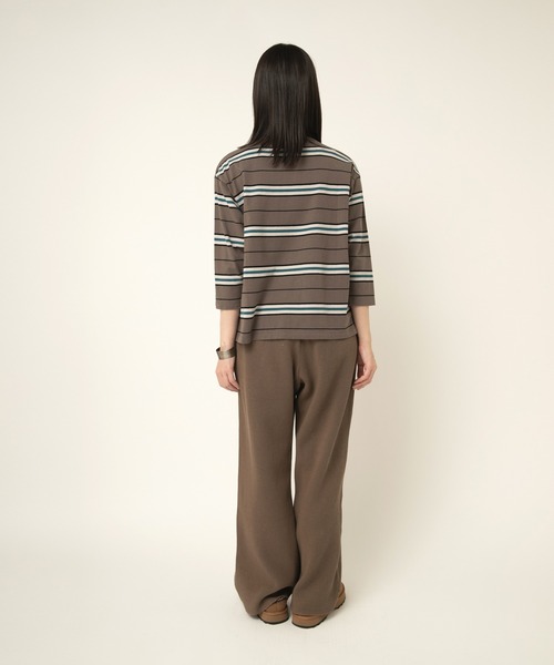RNA-N(アールエヌエーエヌ)の「R4385 ダブルフェイスニットソーパンツ(その他パンツ・レディース・カーキブラウン/ベージュ/スミクロ・FREE)」の14枚目の写真