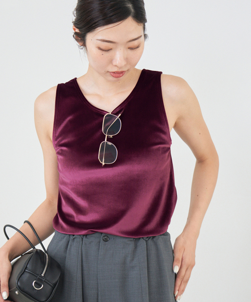 イエナ（IENA）/スノーベロア ノースリーブ セール】スノーベロア ノースリーブ（Tシャツ/カットソー）｜IENA