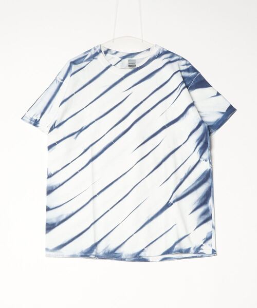 SAWINTO（ソイント）の「TIE DYE - S/S TIE DYE TEE（Tシャツ/カットソー・メンズ・ネイビー/ブラック/ブラック×グリーン/ブラック×ピンク・LARGE/X-LARGE）」の4枚目の写真