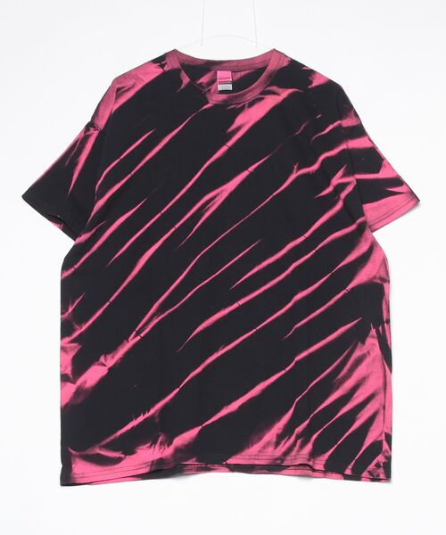SAWINTO（ソイント）の「TIE DYE - S/S TIE DYE TEE（Tシャツ/カットソー・メンズ・ネイビー/ブラック/ブラック×グリーン/ブラック×ピンク・LARGE/X-LARGE）」の3枚目の写真