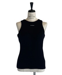 logo name in cup tank top