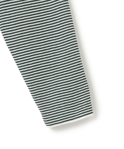 J.PRESS(ジェイプレス)の「【Tシャツ感覚で着られる新感覚ニット】ボーダーニット ロングスリーブTシャツ(ニット/セーター・メンズ・ネイビー系1/グリーン系1・LARGE/MEDIUM/X-LARGE)」の17枚目の写真