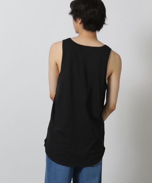 LAKOLE(ラコレ)の「天竺ラウンドタンク / 580735(タンクトップ・メンズ・ホワイト/ブラック・MEDIUM/LARGE)」の8枚目の写真