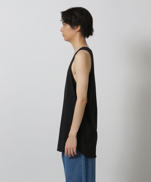 LAKOLE(ラコレ)の「天竺ラウンドタンク / 580735(タンクトップ・メンズ・ホワイト/ブラック・MEDIUM/LARGE)」の10枚目の写真
