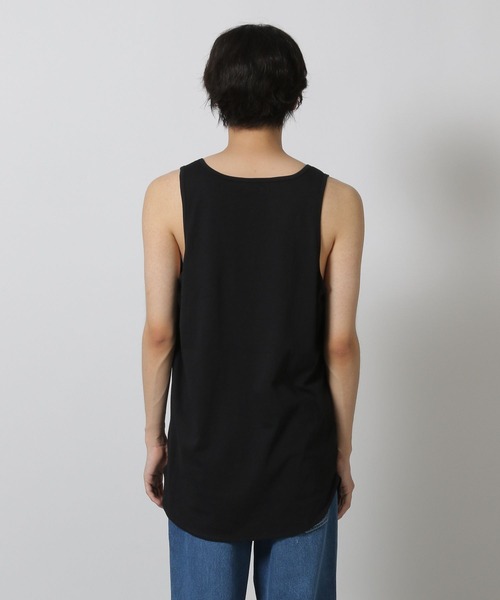 LAKOLE(ラコレ)の「天竺ラウンドタンク / 580735(タンクトップ・メンズ・ホワイト/ブラック・MEDIUM/LARGE)」の11枚目の写真
