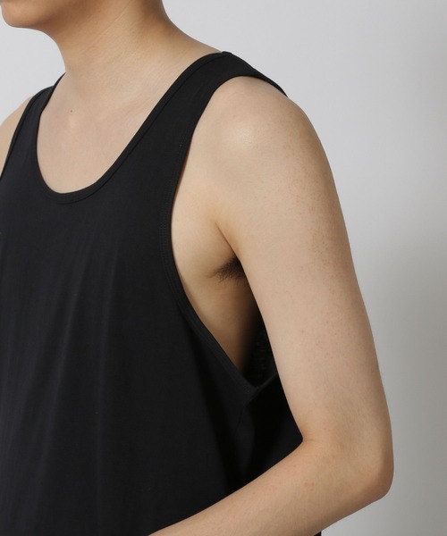 LAKOLE(ラコレ)の「天竺ラウンドタンク / 580735(タンクトップ・メンズ・ホワイト/ブラック・MEDIUM/LARGE)」の13枚目の写真