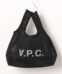 A.P.C. アーペーセートートバッグ ブラック 中古・古着通販】A.P.C. (アーペーセー) トートバッグ ブラック