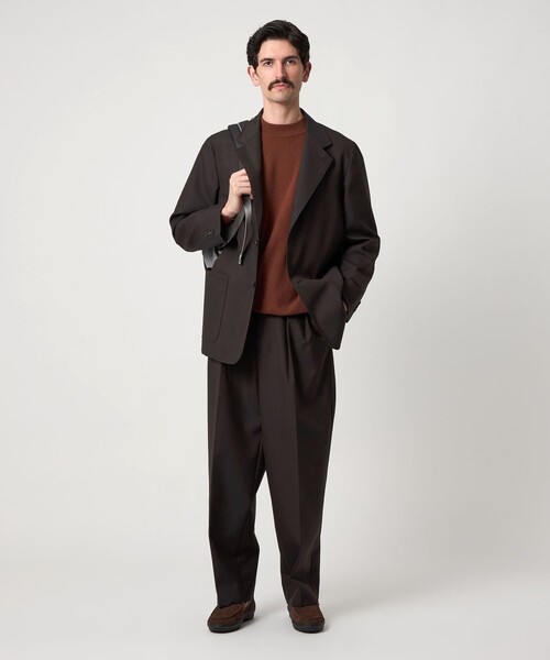 Steven Alan＞ ウール オックスフォード シングルブレステッド