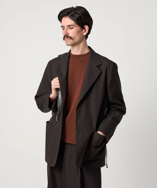 Steven Alan＞ ウール オックスフォード シングルブレステッド