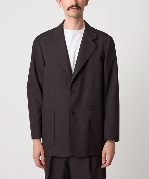 Steven Alan＞ ウール オックスフォード シングルブレステッド