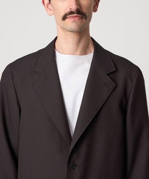 Steven Alan(スティーブンアラン)の「<Steven Alan> ウール オックスフォード シングルブレステッド 2B ジャケット(テーラードジャケット・メンズ・ダークブラウン・S/M/L/XL)」の8枚目の写真
