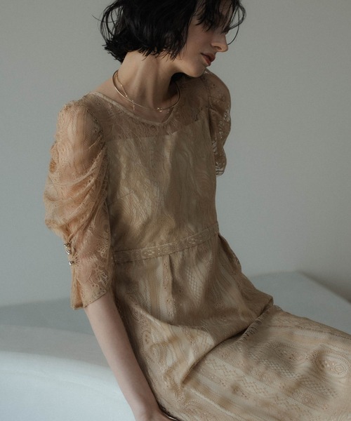 ★新品★リルアー lace scallop dressドレス セール】River lace scallop dress（ドレス）｜LE'RURE