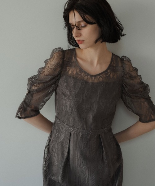 ★新品★リルアー lace scallop dressドレス セール】River lace scallop dress（ドレス）｜LE'RURE