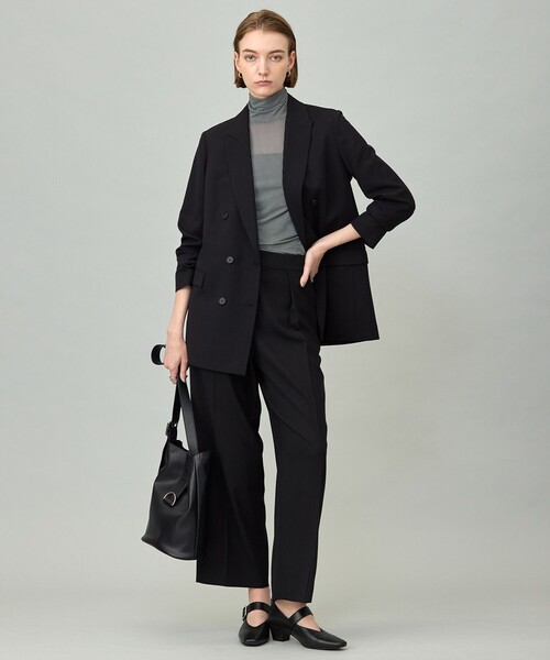 ICB(アイシービー)の「ウール2WAYストレッチ ワイドパンツ(その他パンツ・レディース・ブラック系9/スモーキーグリーン系/ライトイエロー系/ブラック系・2/0/00/6/4)」の11枚目の写真