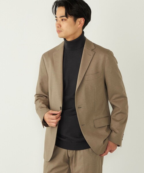SHIPS Colors(シップス カラーズ)の「SHIPS Colors:〈洗濯機可能〉AVANT(R) ストレッチ ジャケット(セットアップ対応)(テーラードジャケット・メンズ・ダークグレー/ネイビー/ブルー/ブラック/カーキ・44/46/48/50/52)」の3枚目の写真