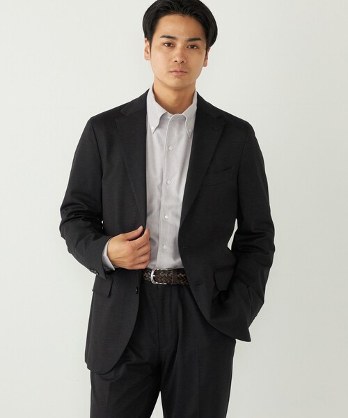 SHIPS Colors(シップス カラーズ)の「SHIPS Colors:〈洗濯機可能〉AVANT(R) ストレッチ ジャケット(セットアップ対応)(テーラードジャケット・メンズ・ダークグレー/ネイビー/ブルー/ブラック/カーキ・44/46/48/50/52)」の2枚目の写真