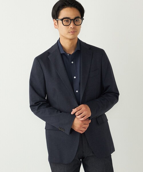SHIPS Colors(シップス カラーズ)の「SHIPS Colors:〈洗濯機可能〉AVANT(R) ストレッチ ジャケット(セットアップ対応)(テーラードジャケット・メンズ・ダークグレー/ネイビー/ブルー/ブラック/カーキ・44/46/48/50/52)」の9枚目の写真