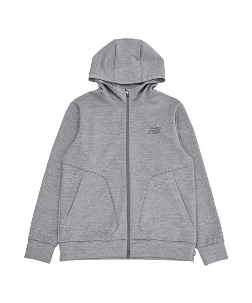 NEW BALANCE(ニューバランス)の「カードボードフーデッドジャケット(ナイロンジャケット・メンズ・ライトグレー・SMALL/MEDIUM/X-LARGE/LARGE)」の5枚目の写真