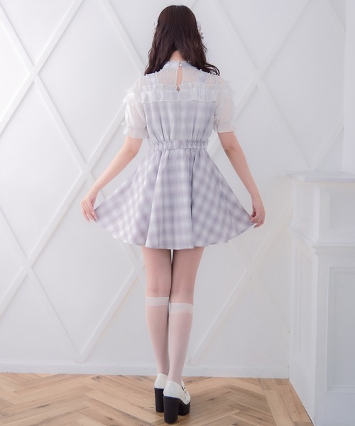 ROJITA（ロジータ）の「肩ベルトデザインドッキングワンピース（ワンピース・レディース・グレー/ブラック/ピンク・FREE）」の19枚目の写真