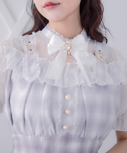 ROJITA（ロジータ）の「肩ベルトデザインドッキングワンピース（ワンピース・レディース・グレー/ブラック/ピンク・FREE）」の20枚目の写真