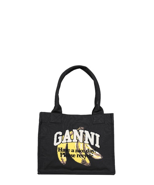 LARGE EASY SHOPPER BANANA PRINT（トートバッグ）｜GANNI（ガニー）の 