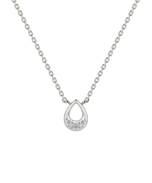 4℃エターナルシルバーネックレスしずく WEB限定】エターナルシルバー しずく ネックレス スペシャル