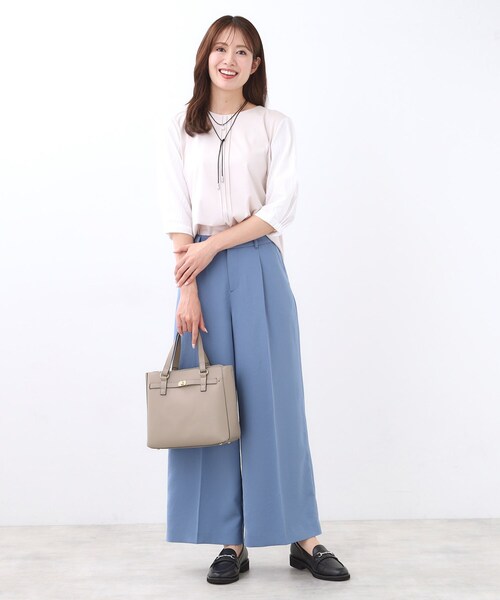 Reflect(リフレクト)の「【たっぷり収納!/通勤におすすめ】’25秋冬毎日ミディアムバッグ(ハンドバッグ・レディース・ブラック/ブラウン系/ダークグレー/ベージュ・00)」の21枚目の写真